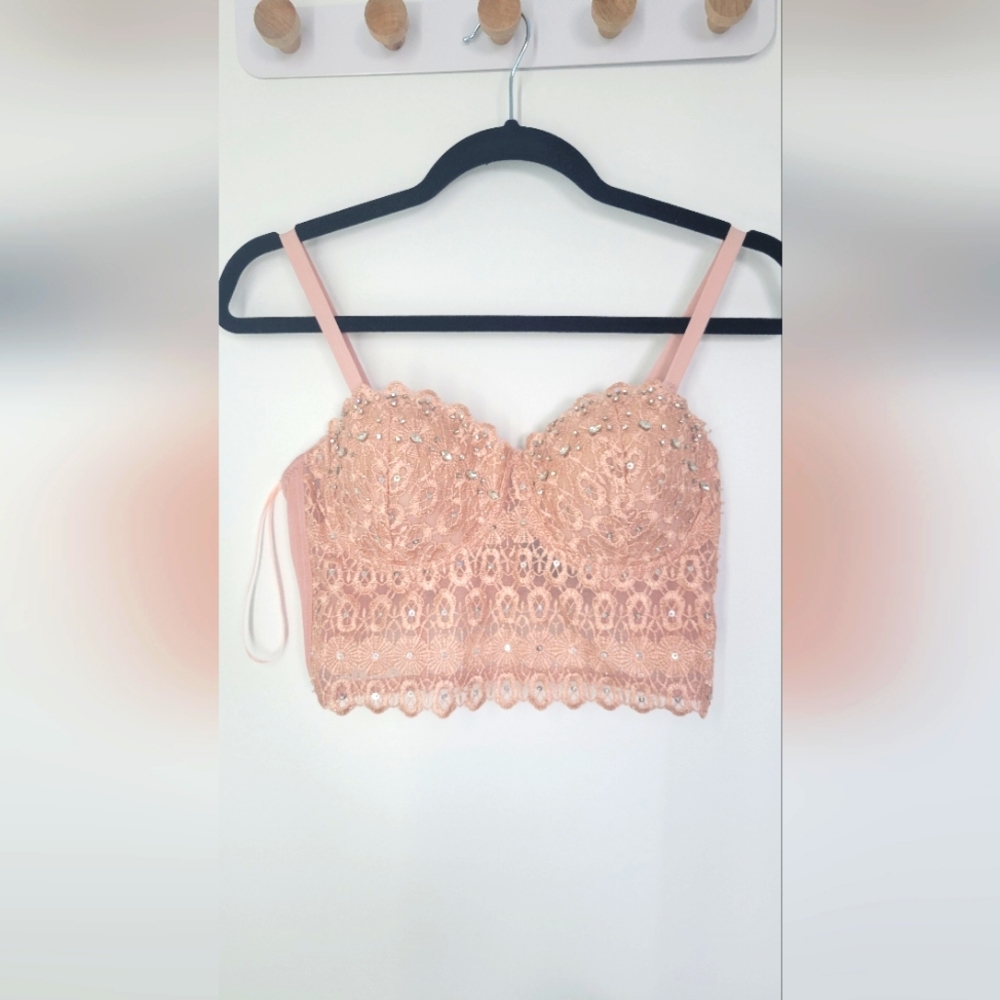 Pink Lace Corset
